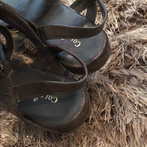 cole haan yellow sandals